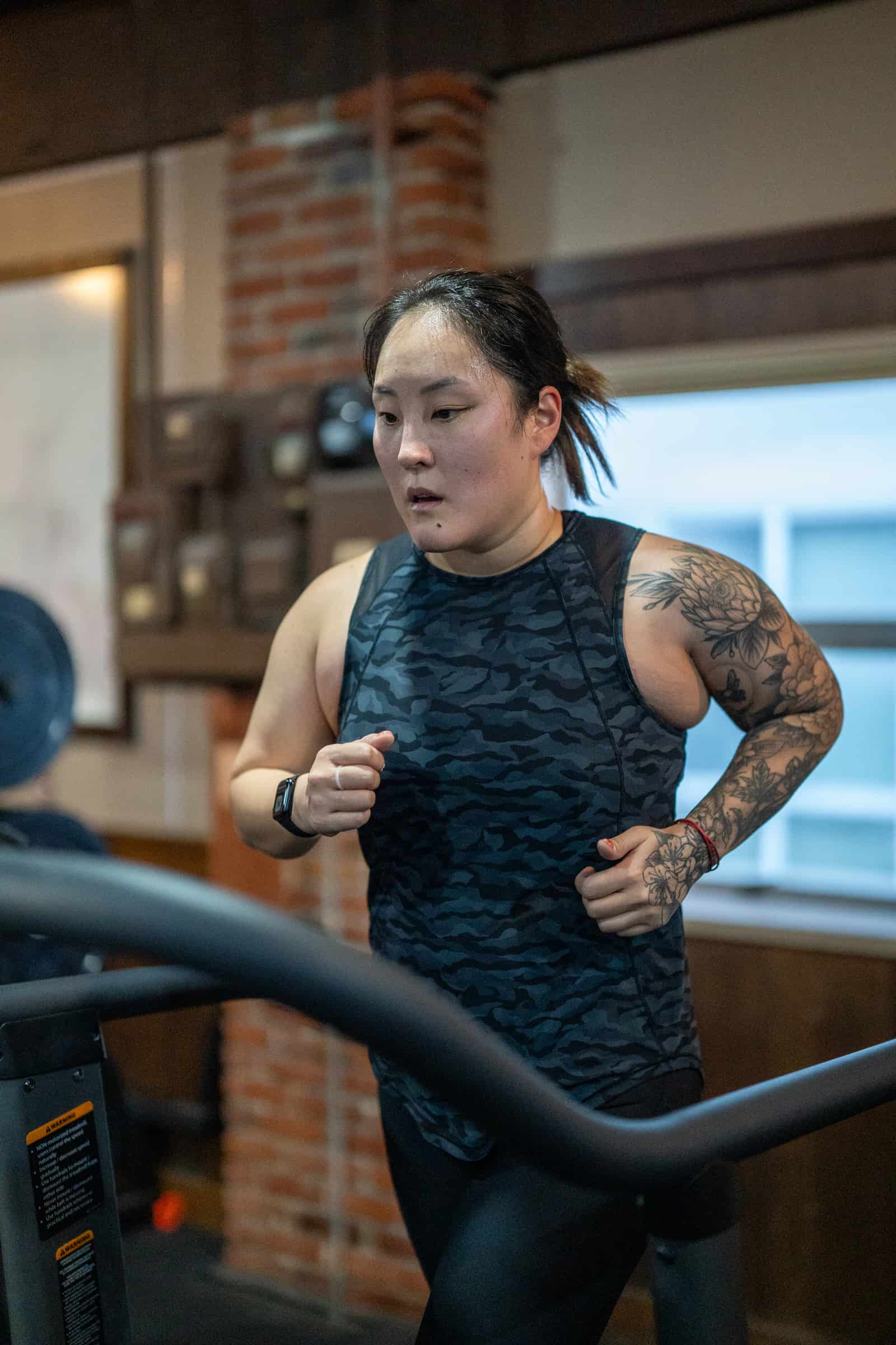 Member recovering after a coached session at Persistence Athletics, Belltown Seattle