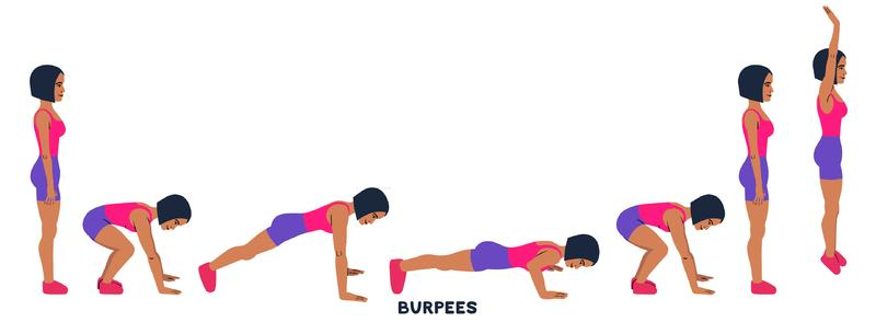 The best at home aerobic exercises “The Burpees” - Persistence Athletics
