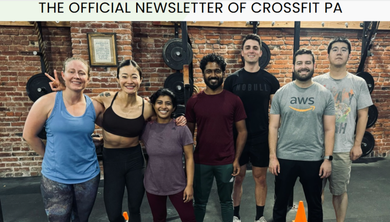 Banner for Persistence Athletics November Newsletter featuring fitness updates